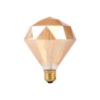 Industrialna dekoracyjna żarówka VINTAGE AMBER EKZA3560 MILAGRO E27 ST64 LED 4W 280lm barwa biała ciepła 2700K kształt diamentu