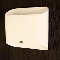 Kinkiet Pancake White AZzardo MB329-2 WH AZ0114 biała wykonana jest z metalu i szkła idealna do nowoczesnych pomieszczeń