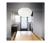 Lampa wisząca Candy ⌀50 086743 NOWOCZESNY IP20 SZKŁO Ideal Lux minimalistyczna oprawa w kolorze białym - 2