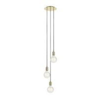 Lampa wisząca Sky 106333 Markslojd mosiądz minimalistyczna trzy zwisy 