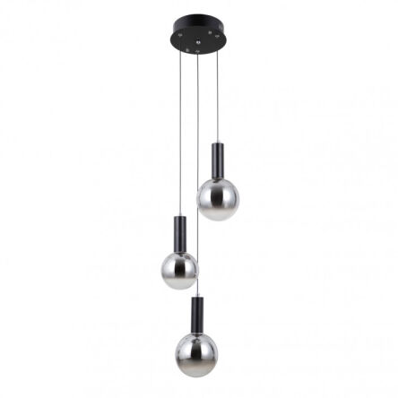Lampa wisząca Strela PND-34378-3S-BK Italux