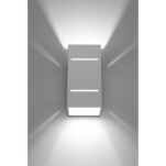 Kinkiet BLOCCO Biały SOLLUX  Lampa Ścienna NOWOCZESNY stal  SL.0477 metalowa lampa LED - 2
