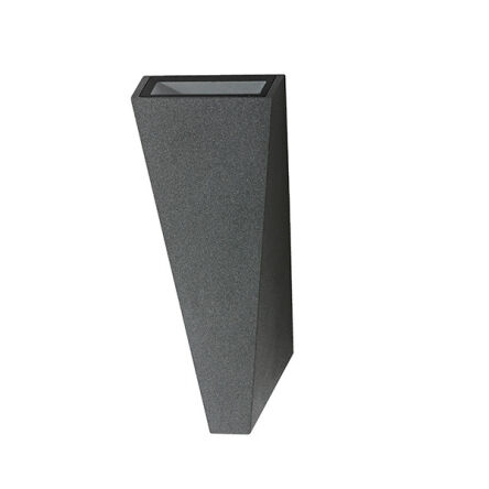 Lampa ścienna/kinkiet ZITA XL AZ2200 IP54 ciemno/szara LED 6W geometryczny kształt