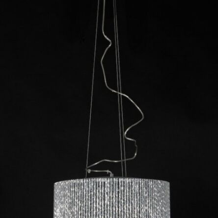 Lampa wisząca Anabella P0207-07D-F4QL Italux  chrom styl pałacowy elegancki okrągły