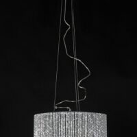 Lampa wisząca Anabella P0207-07D-F4QL Italux  chrom styl pałacowy elegancki okrągły