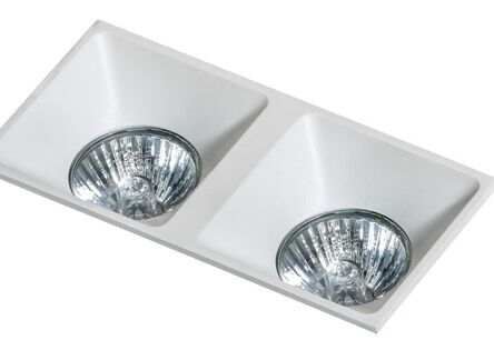 Lampa sufitowa wpuszczana nowoczesna biała PIO 2 AZ1719