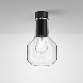 Plafon MODERN GLASS Barrel TP E27 Aquaform 40406 klosz ze szkła nowoczesny