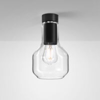 Plafon MODERN GLASS Barrel TP E27 Aquaform 40406 klosz ze szkła nowoczesny