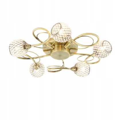 Lampa sufitowa AHERNE mosiądz ENDON LIGHTING 73757 