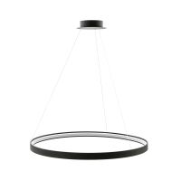 Lampa wisząca CIRCLE 78 ZumaLine LA0721/1 Czarna okrągła o średnicy 78 cm