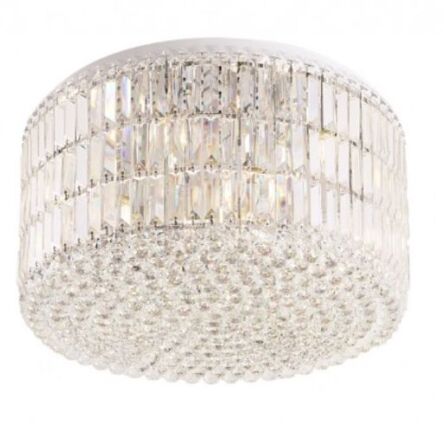 Plafon PUCCINI C0128 MAXlight Przyciągający spojrzenia o średnicy 60 cm ozdobiony kryształkami 