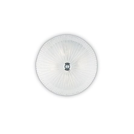 Plafon Shell PL3 008608 KLASYCZNY IP20 E27 Ideal Lux OPRAWA W STYLU KLASYCZNYM transparentna oprawa ze szkła