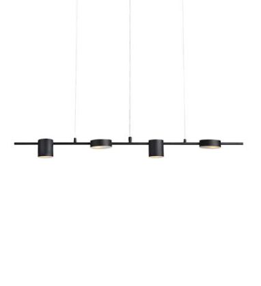 Lampa wisząca ROW 4L Czarny 107746