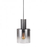 Lampa wisząca JAVIER MD17076-1A BK Italux NOWOCZESNA SZKLANY KLOSZ DYMIONE SZKŁO