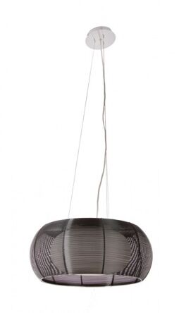 Lampa wisząca Tango MD1104-2 czarna Zuma Line z aluminium i szkła 