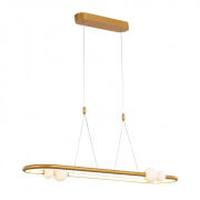 Lampa wisząca LOZANNA PND-20112035-1C-GD Italux Modernistyczna antyczny LED