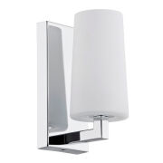 Kinkiet CAMELOT 3358 Argon Subtelna chromowa podstawa + biały klosz