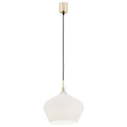 Lampa wisząca IRUN 4272 Argon Szklany biały klosz 30 cm
