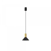 Lampa wisząca Hermanos GU10 czarno/mosiężna 8103