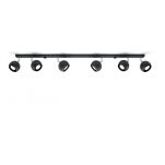 LAMPA SUFITOWA LISTWA SUFITOWA OCULARE 6L Czarny  SOLLUX  Lampa Ścienna NOWOCZESNY stal  SL.0448 metalowa lampa  SOLLUX LIGHTING - 2