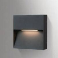 Lampa ścienna CASORIA S AZ4367 Azzardo zewnętrzna kwadratowa szary