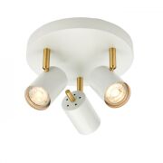 Lampa sufitowa GULL 3 ROUND SPOT matowy biały ENDON 59932