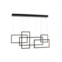 Lampa wisząca Azzardo  QUADRATUS AZ2850 czarne kwadraty wisząca geometryczna