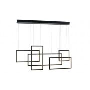 Lampa wisząca Azzardo  QUADRATUS AZ2850 czarne kwadraty wisząca geometryczna