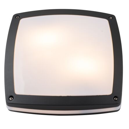 Plafon kinkiet FANO S 30 AZ4370 Azzardo IP54 szary kwadratowy