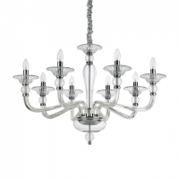 Lampa wisząca Żyrandol Danieli SP8 159980 NOWOCZESNY IP20 E27 metal Ideal Lux OPRAWA W STYLU KLASYCZNYM