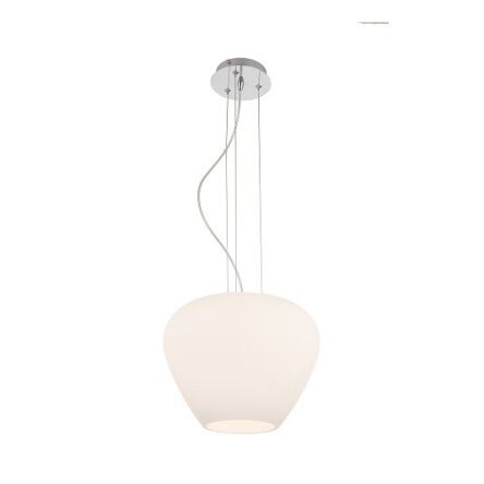 Lampa wisząca Baloro AZ3176 nowoczesna minimalistyczna kolor biały szklany klosz