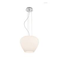 Lampa wisząca Baloro AZ3176 nowoczesna minimalistyczna kolor biały szklany klosz