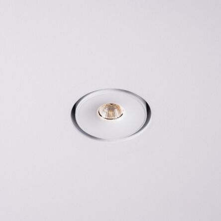 Lampa wpuszczana Iner 1 Trimless edge.LED CRI80 6,5W Labra  4.0765 okrągła LED techniczna z aluminium różne kolory wykończenia