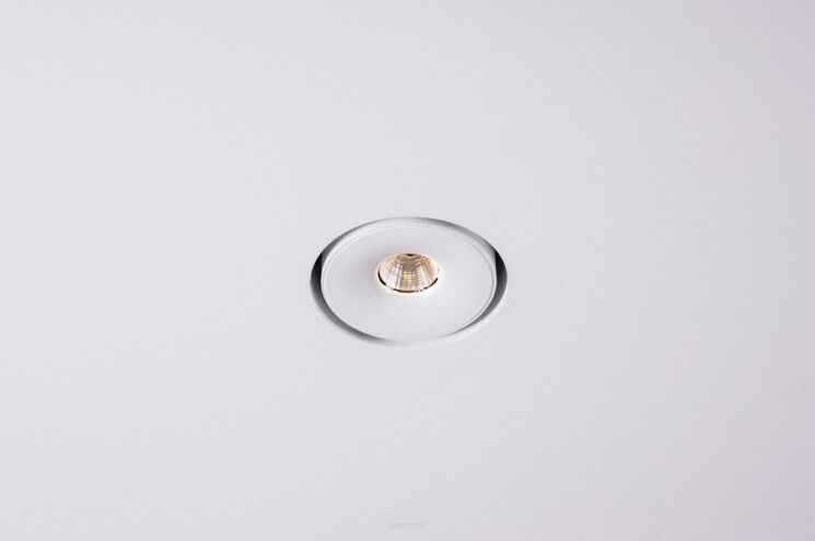 Lampa wpuszczana Iner 1 Trimless edge.LED CRI80 6,5W Labra  4.0765 okrągła LED techniczna z aluminium różne kolory wykończenia