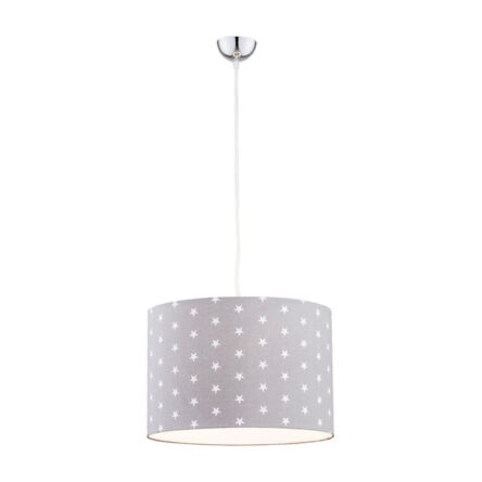 Lampa wisząca MAGIC 4134 Argon Dziecięca szara w gwiazdki 