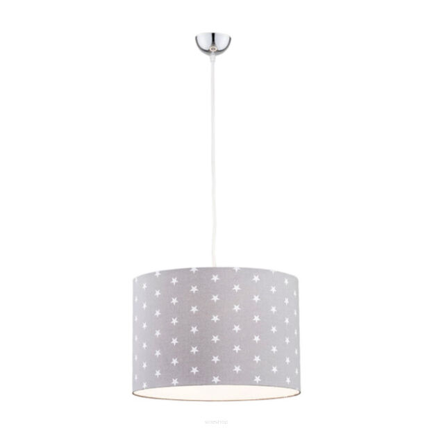 Lampa wisząca MAGIC 4134 Argon Dziecięca szara w gwiazdki 