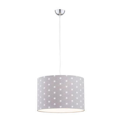 Lampa wisząca MAGIC 4134 Argon Dziecięca szara w gwiazdki 