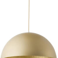 Lampa wisząca SFERA 32292 SIGMA złota półokrągła 35 cm