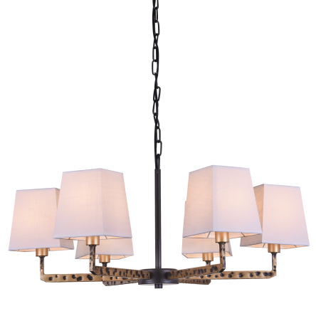 Lampa wisząca  Stockholm - P06636BK AU COSMO Light CZARNO-ZŁOTY korpus o ORYGINALNYM wykończeniu EFEKTOWNA idealna nad stół w jadalni