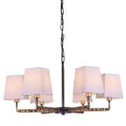 Lampa wisząca  Stockholm - P06636BK AU COSMO Light CZARNO-ZŁOTY korpus o ORYGINALNYM wykończeniu EFEKTOWNA idealna nad stół w jadalni