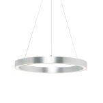 Lampa wisząca CARLO PL200910-600-SL Zuma Line Srebrny szczotkowany pierścień 60 cm - 2