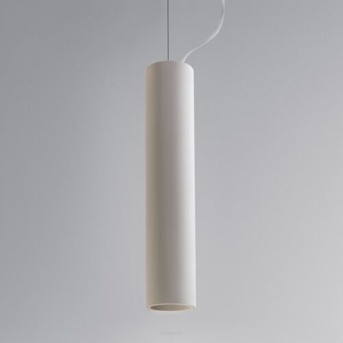 Lampa wisząca tuba Osca 400 Round- Astro 1252014 7386 biała metal podłużna 
