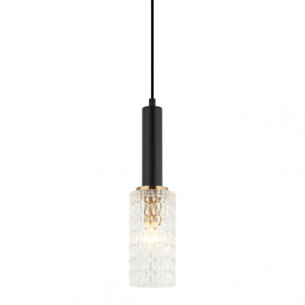 Lampa wisząca PEROLA PND-43363-1 BK+BR Italux Oryginalna średnica 10 cm