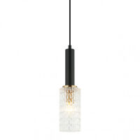 Lampa wisząca PEROLA PND-43363-1 BK+BR Italux Oryginalna średnica 10 cm
