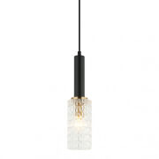 Lampa wisząca PEROLA PND-43363-1 BK+BR Italux Oryginalna średnica 10 cm