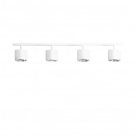 Lampa sufitowa BOT CEILING WHITE biała 4 reflektory na szynie ALDEX 1046PL_L  
