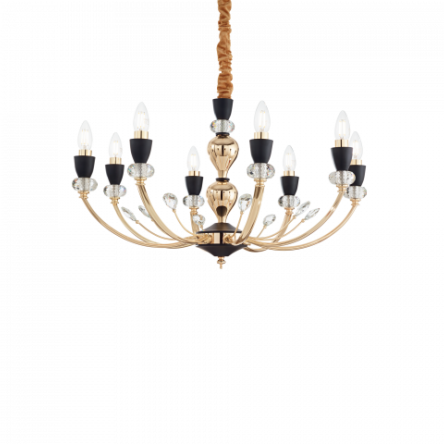 Żyrandol Vanity SP8 206622 KLASYCZNY IP20 E27 metal Ideal Lux OPRAWA W STYLU KLASYCZNYM