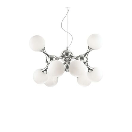 Lampa wisząca Nodi SP9 082059  NOWOCZESNY IP20  METAL / SZKŁO oprawa w stylu nowoczesnym Ideal Lux LAMPA WEWNĘTRZNA  
