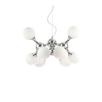 Lampa wisząca Nodi SP9 082059  NOWOCZESNY IP20  METAL / SZKŁO oprawa w stylu nowoczesnym Ideal Lux LAMPA WEWNĘTRZNA  
