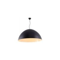 Lampa wisząca MAGMA 90 NEW BLACK/WHITE AZ1402 Azzardo półokrągła czarno biała duża 90 cm średnicy